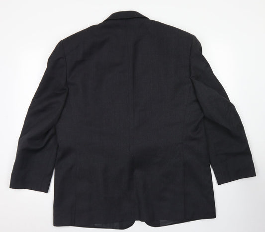 Greenwoods Mens Grey Wool Jacket Blazer Size 44