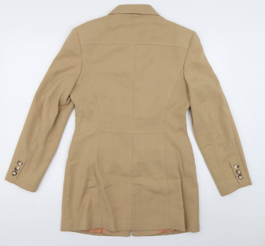Richards Womens Brown Jacket Blazer Size 10 Button