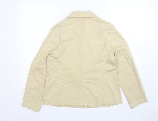 Jorli Womens Beige Jacket Size 14
