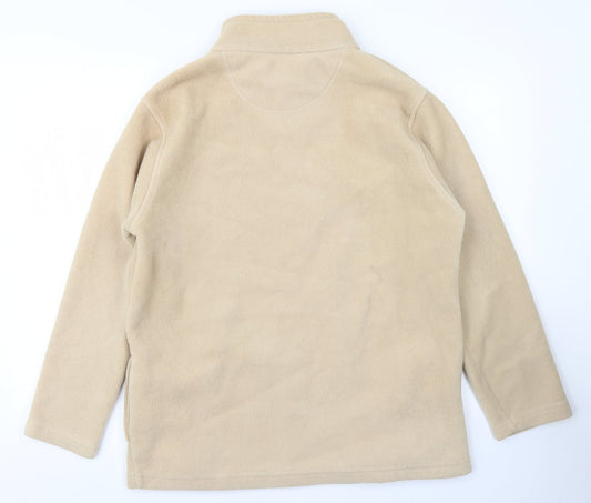 EWM Womens Beige Jacket Size M Zip