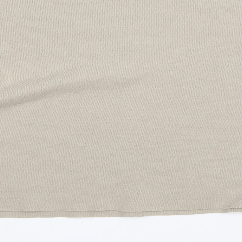 Zara Womens Green Acrylic Pullover Sweatshirt Size S - Cropped