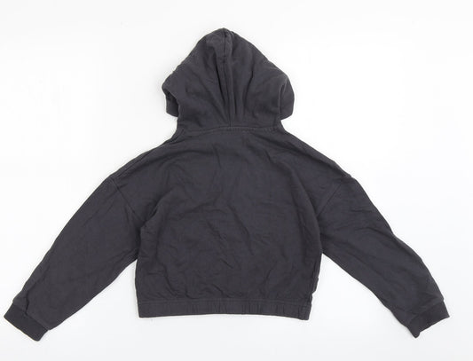 pep&co Girls Grey Cotton Pullover Hoodie Size 8-9 Years Pullover - Minnie Mouse