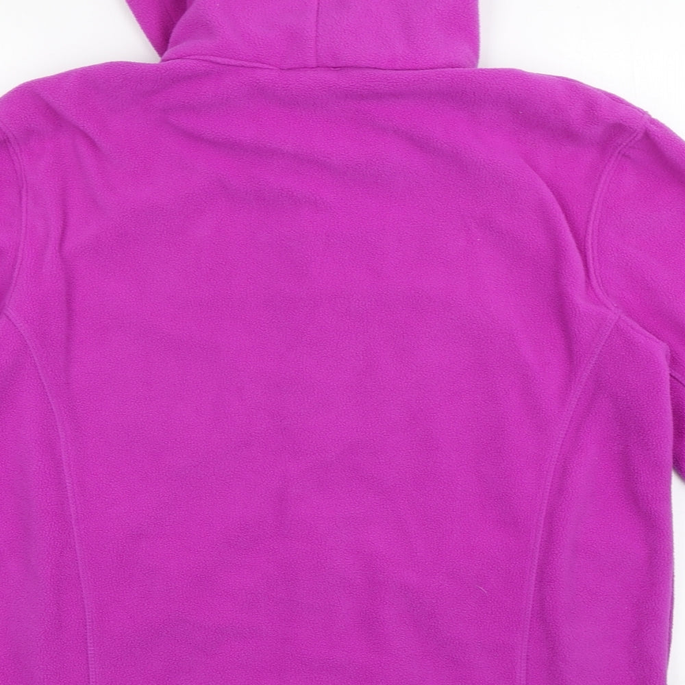 Azzurri Womens Purple Polyester Full Zip Sweatshirt Size M Zip