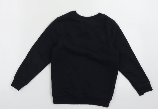 sainsburys Boys Blue Cotton Pullover Sweatshirt Size 4 Years Pullover - school wear