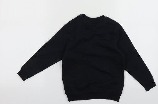 sainsburys Boys Blue Cotton Pullover Sweatshirt Size 4 Years Pullover - school wear