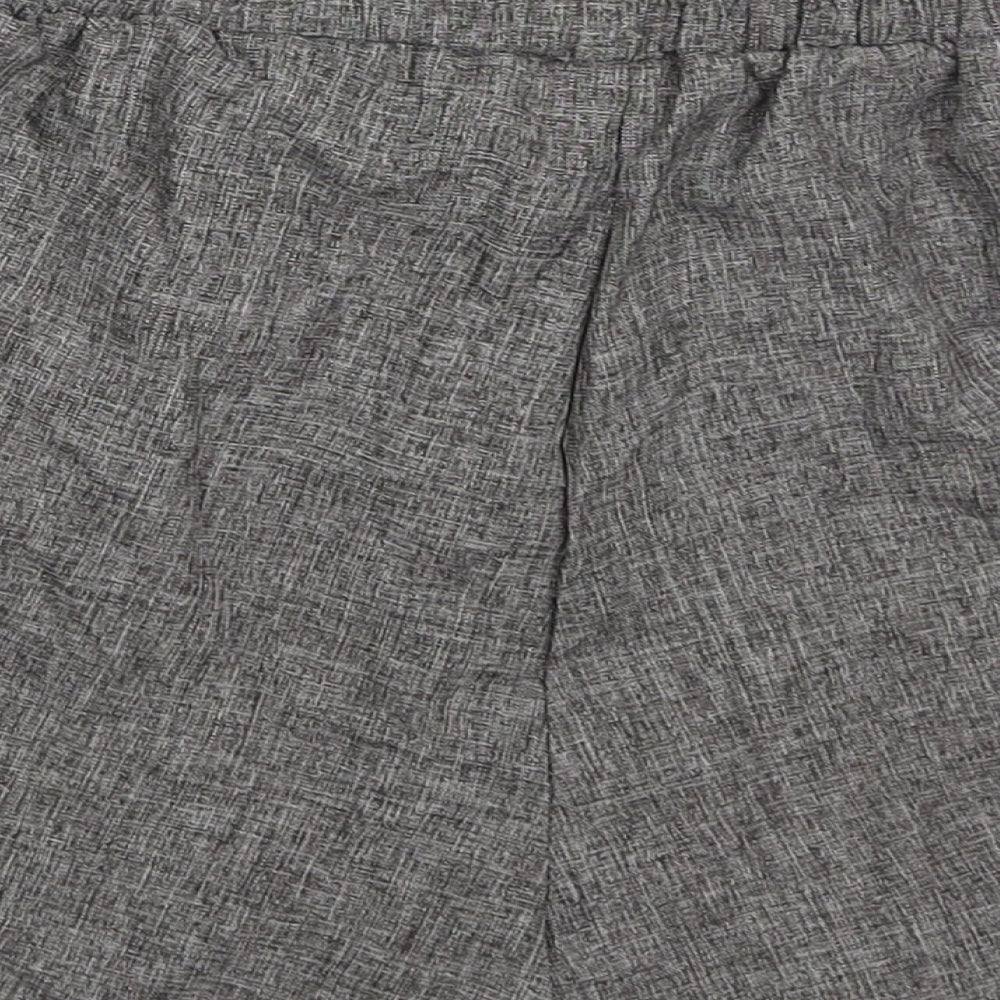 Runway Paris Womens Grey Polyester Bermuda Shorts Size S L3 in Regular