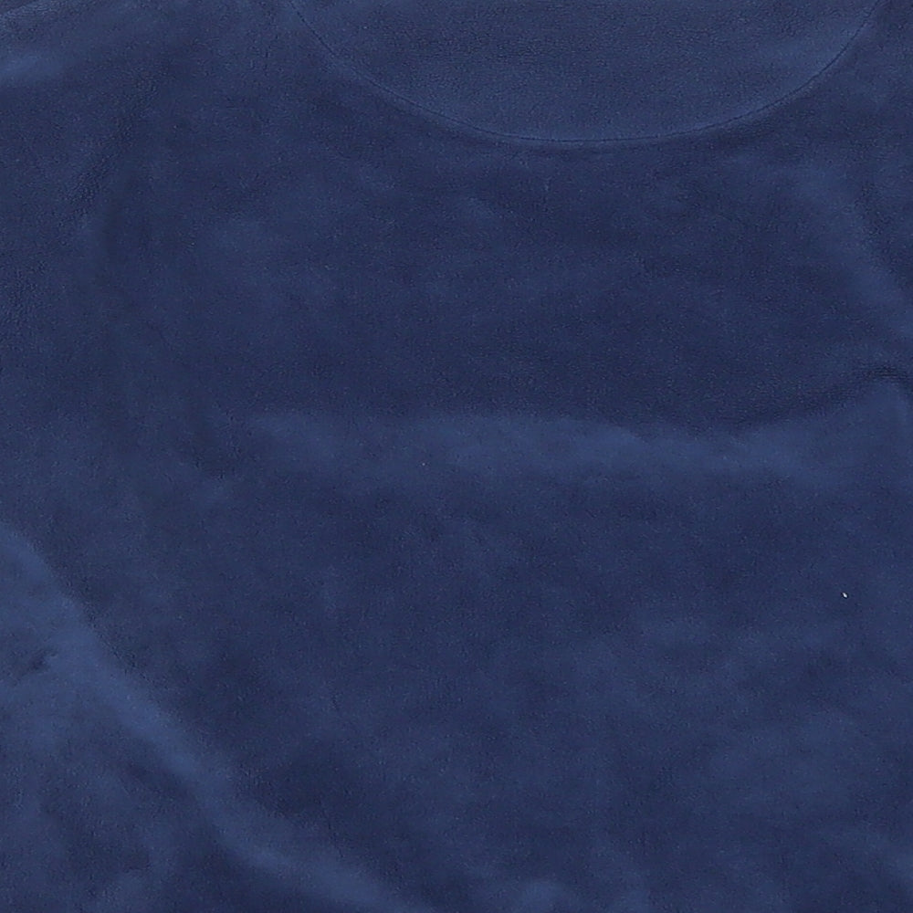 M&S Girls Blue Polyester Pullover Sweatshirt Size 7-8 Years