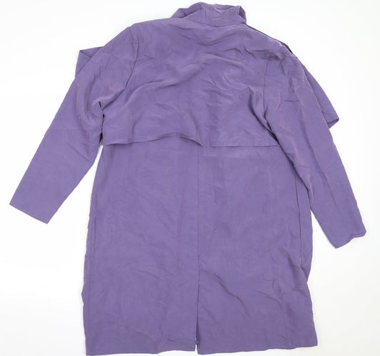 Kirsten Krog Design Womens Purple Jacket Size 16