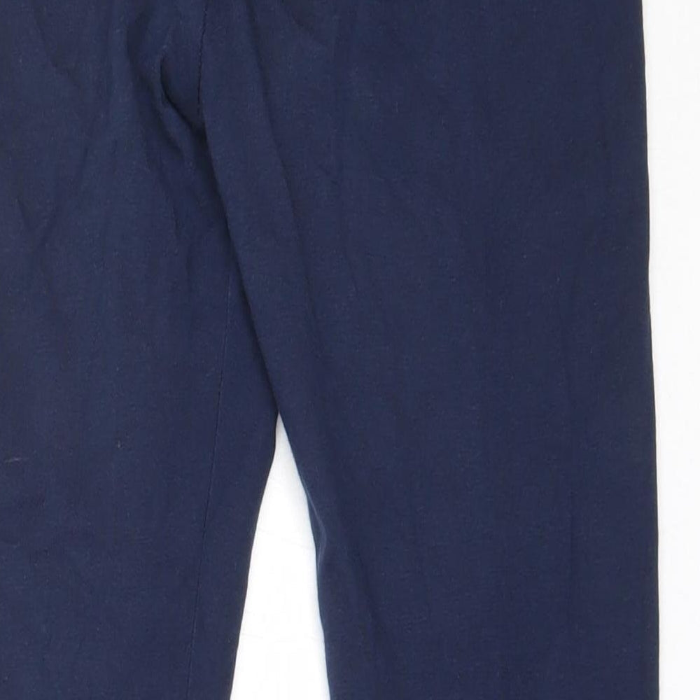 George Boys Blue Cotton Capri Trousers Size 10-11 Years Regular - leggings