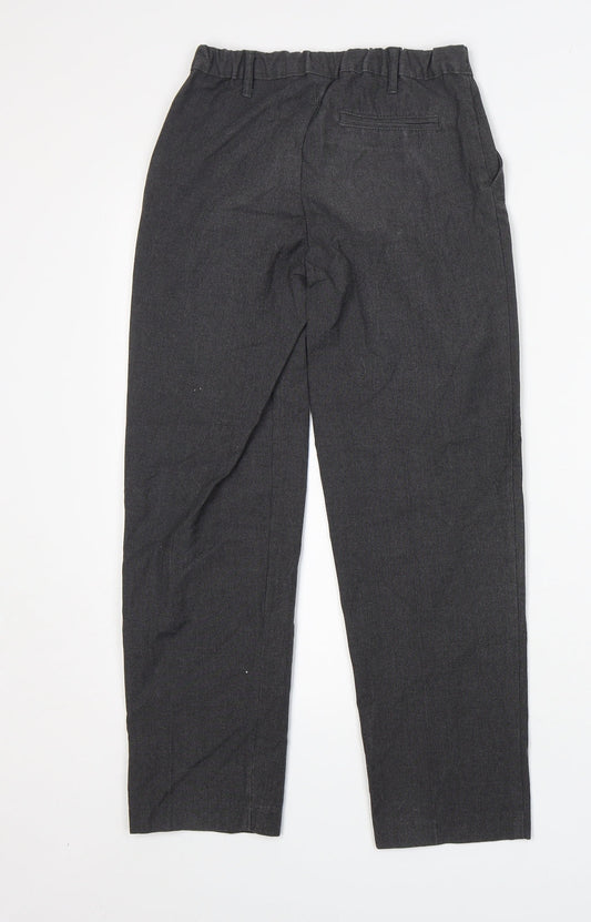 Lily & dan Boys Grey Polyester Dress Pants Trousers Size 10-11 Years Regular - School Wear
