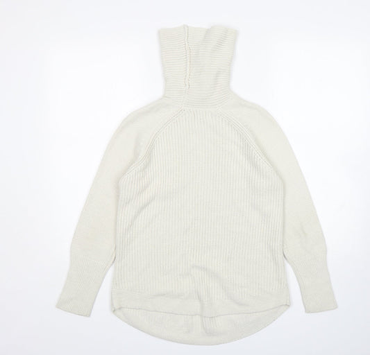 Monsoon Womens Beige Roll Neck Pullover Jumper Size S