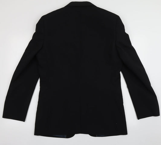 George Mens Black Jacket Size 40 Button