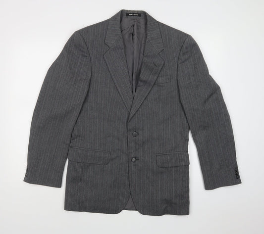 Marks & Spencer Mens Grey Jacket Blazer Size M Button