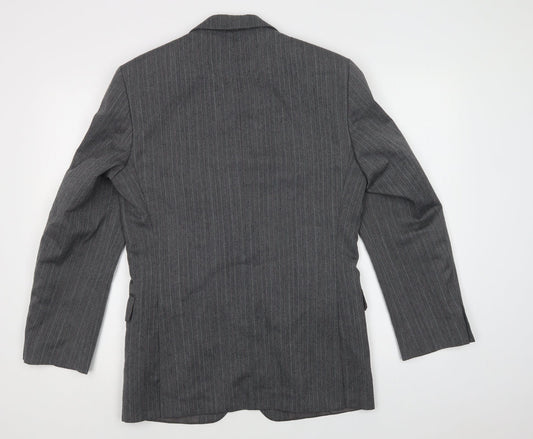 M&S Mens Grey Jacket Blazer Size M Button