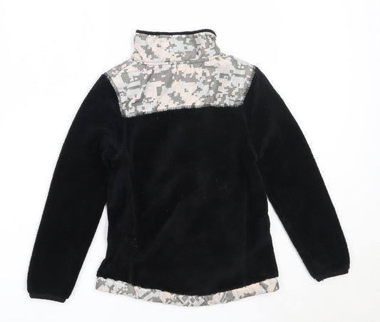 Pink Anie Girls Black Jacket Size 7-8 Years