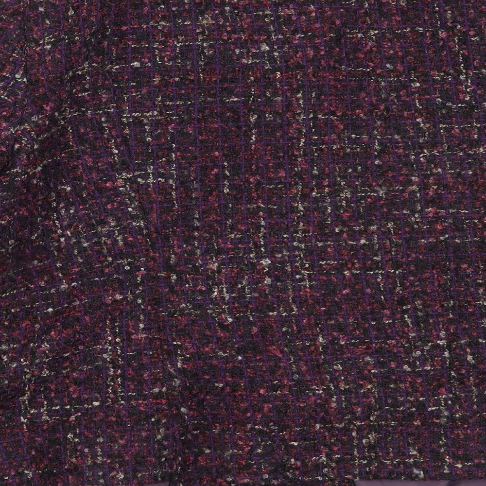 Marks and Spencer Womens Purple Overcoat Coat Size 14
