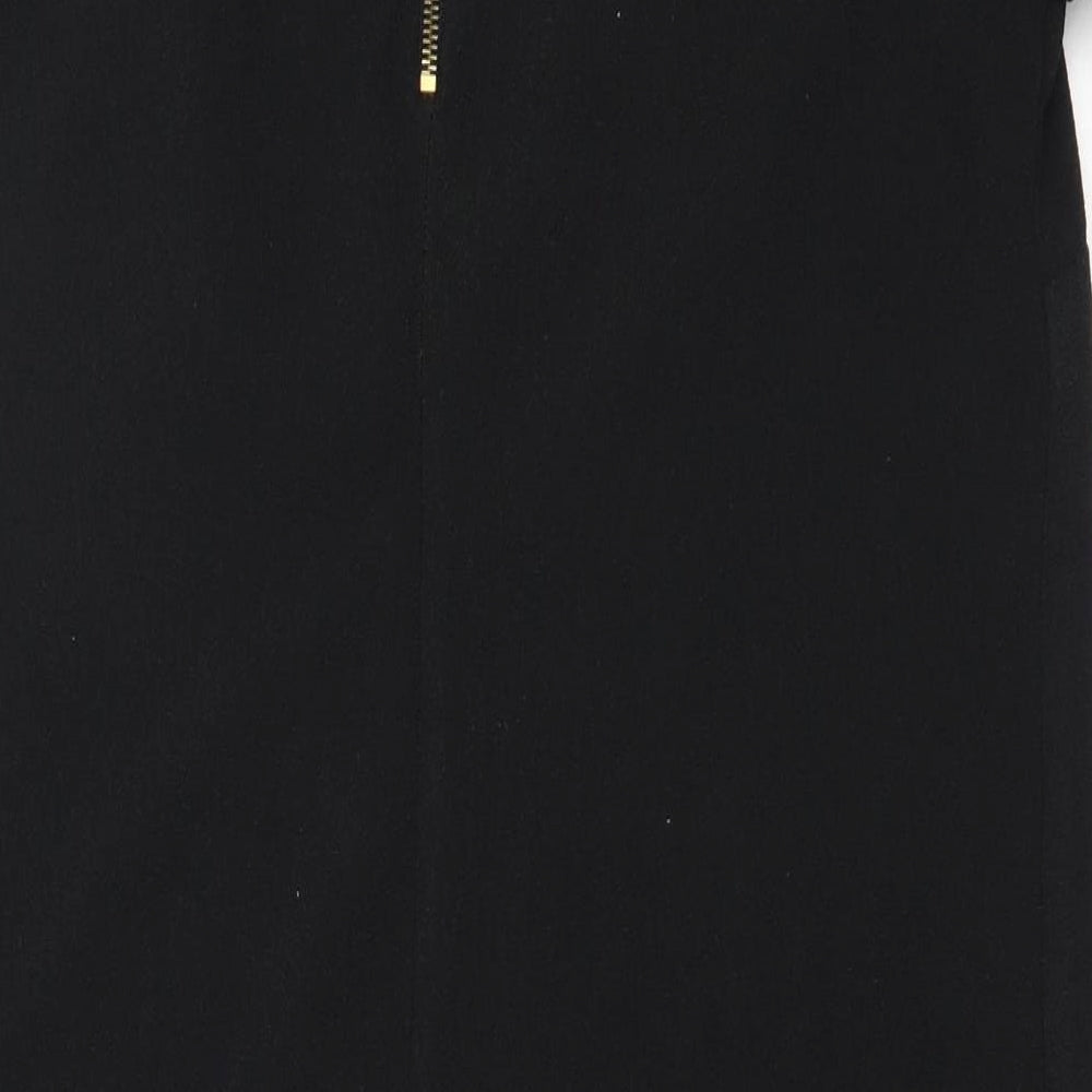 Atmosphere Womens Black Polyester Shift Size 8 Round Neck