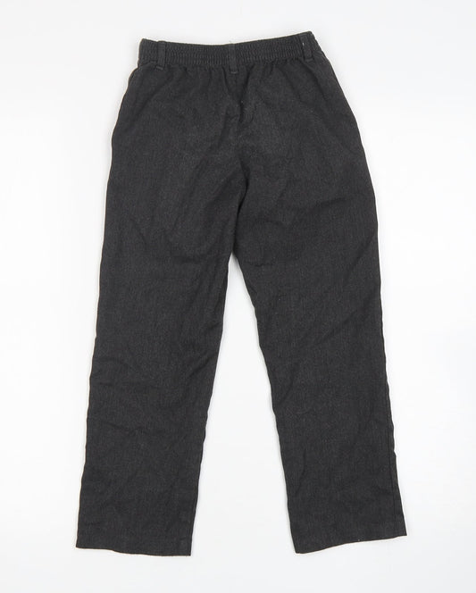 George Boys Grey Polyester Dress Pants Trousers Size 6-7 Years Regular