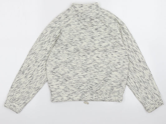 Matalan Girls Beige Polyester Pullover Sweatshirt Size 9 Years Zip