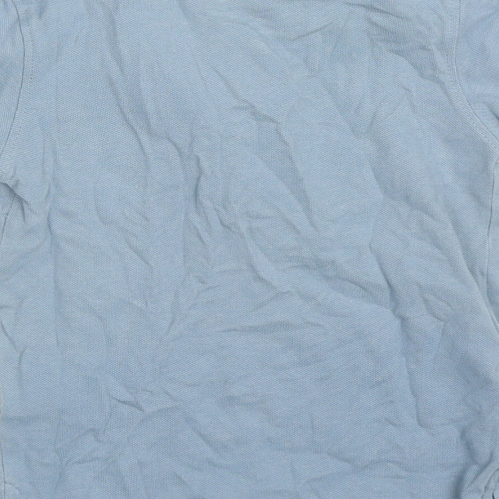 Primark Boys Blue Cotton Basic Polo Size 2-3 Years Collared Pullover