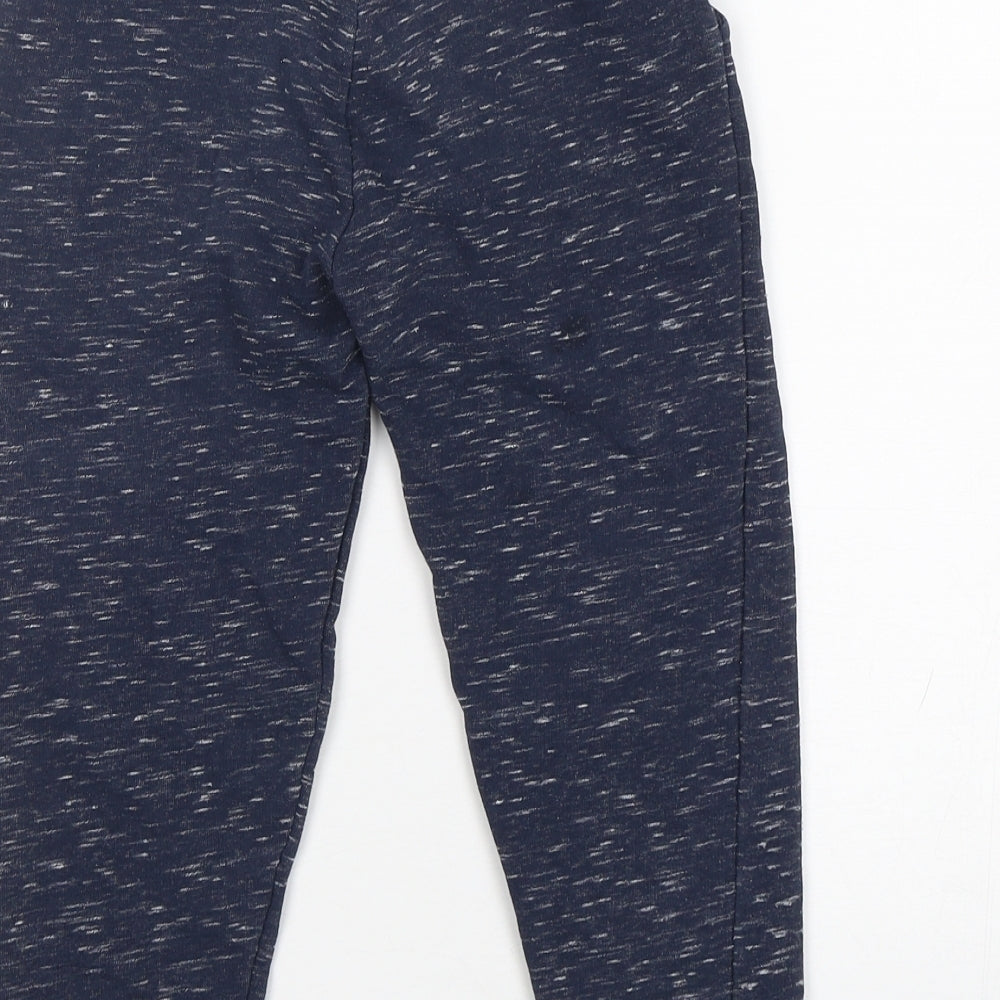 NEXT Boys Blue Cotton Sweatpants Trousers Size 7 Years Regular