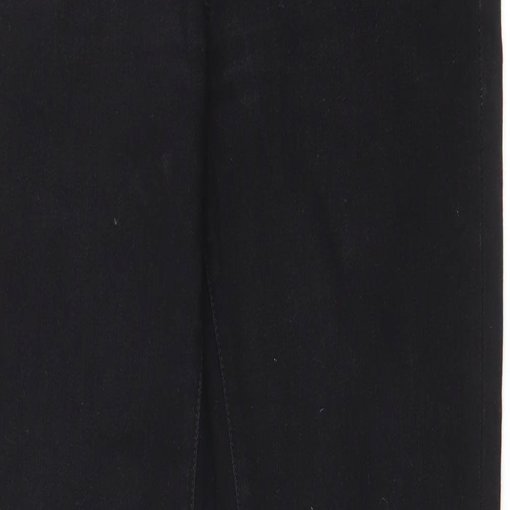 Gap Mens Black  Cotton Straight Jeans Size 28 in L32 in Regular Zip
