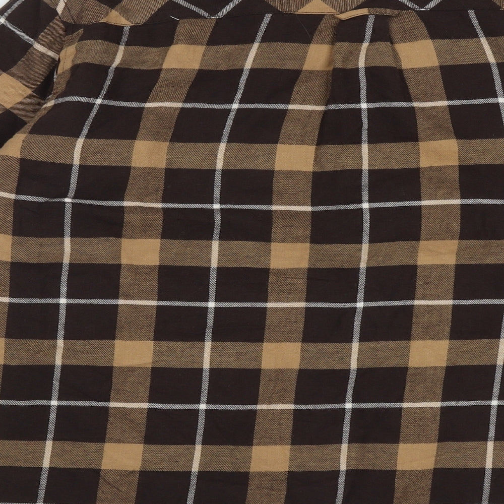 Weekday Mens Brown Check Jacket Size XS Button