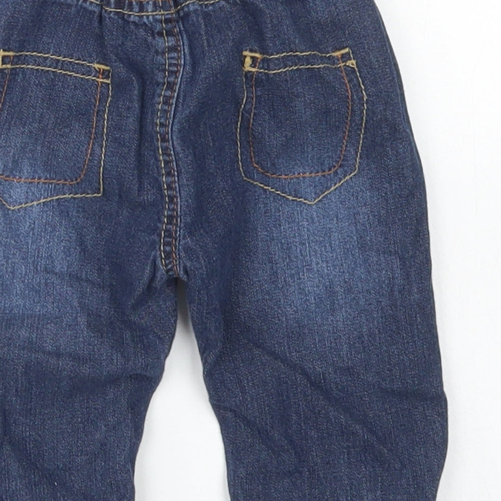 George Boys Blue Cotton Capri Jeans Size 3-6 Months