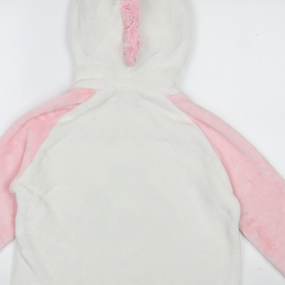 I Believe In Unicorns Womens White Polyester Top Pyjama Top Size 8 - Rainbow