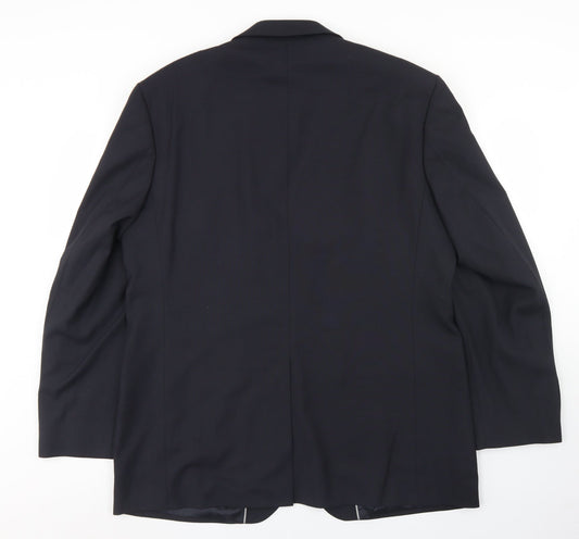 Burton Mens Blue Polyester Jacket Blazer Size 44