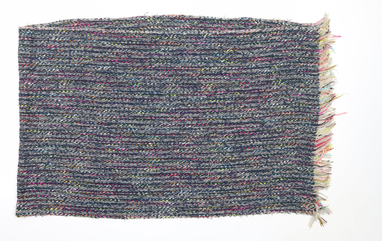 Preworn Womens Blue Acrylic Shawl/Wrap
