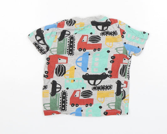 Very Boys Multicoloured Cotton Pyjama Top Size 12-18 Months - Car Print
