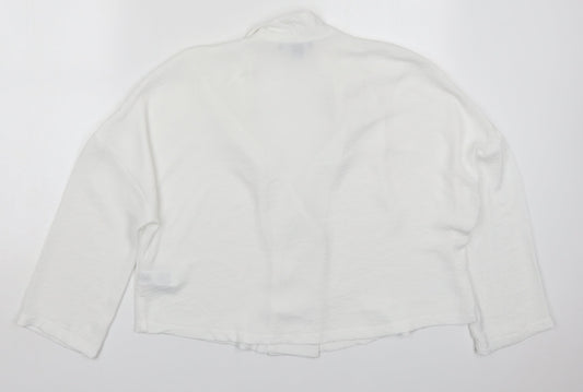 Primark Womens White Jacket Size 14 Button