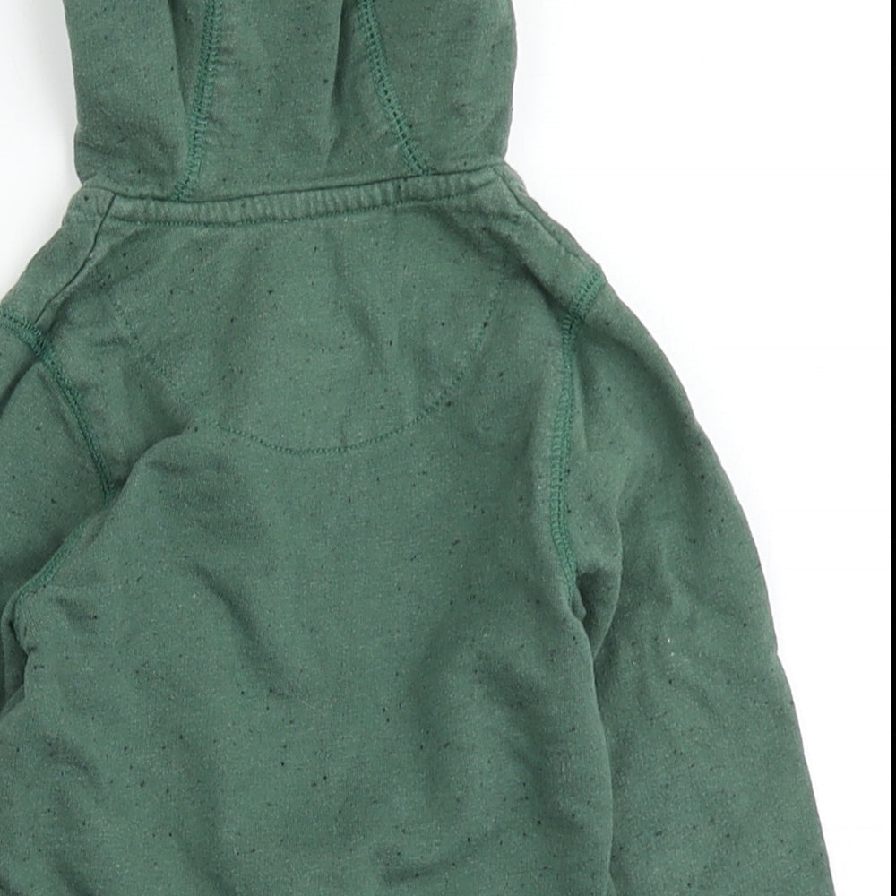 Very Boys Green Jacket Size 9-12 Months Zip - Speckled Print
