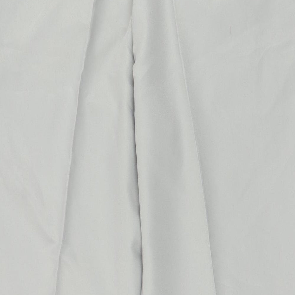 Slazenger Mens Green  Polyester Dress Pants Trousers Size 34 in L28 in Regular Zip