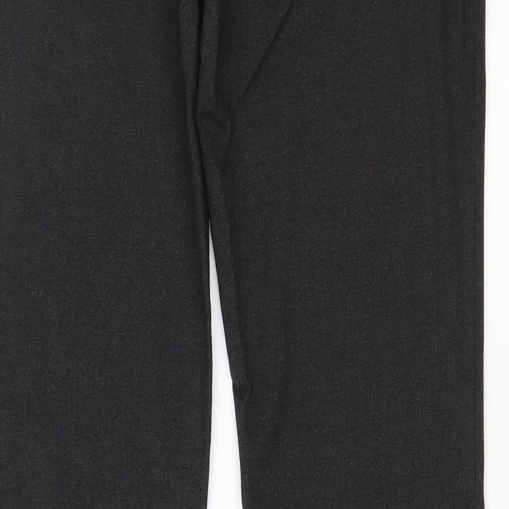 River Island Womens Grey Polyester Dress Pants Trousers Size 10 L32.5 in Regular Zip