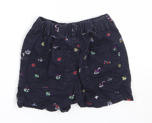 NEXT Boys Blue Cotton Cropped Trousers Size 12-18 Months