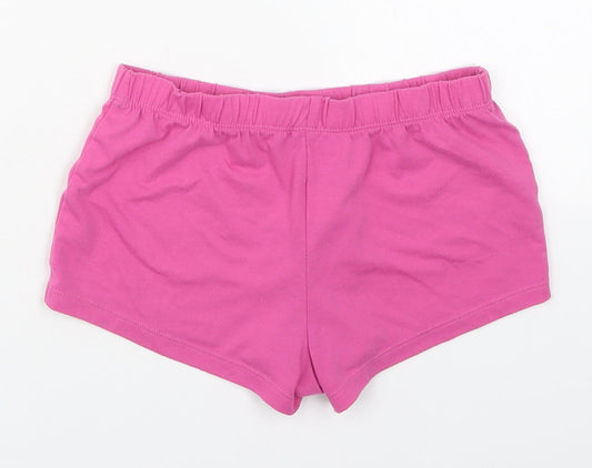 Ping Pop Girls Pink Polyester Sweat Shorts Size 8 Years Regular - Sleep Shorts