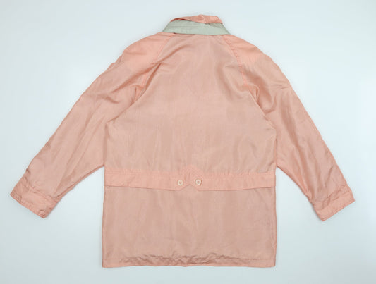 Savannah Womens Pink Jacket Size L Button