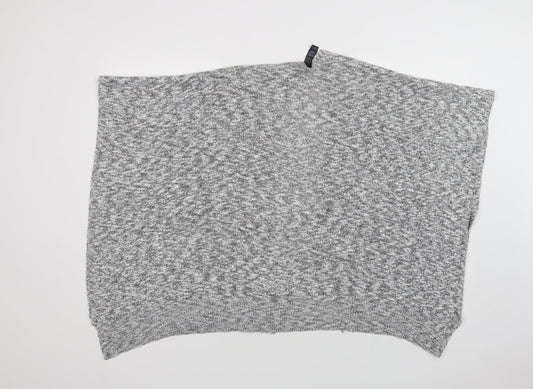 Marks and Spencer Womens Grey Overcoat Poncho One Size