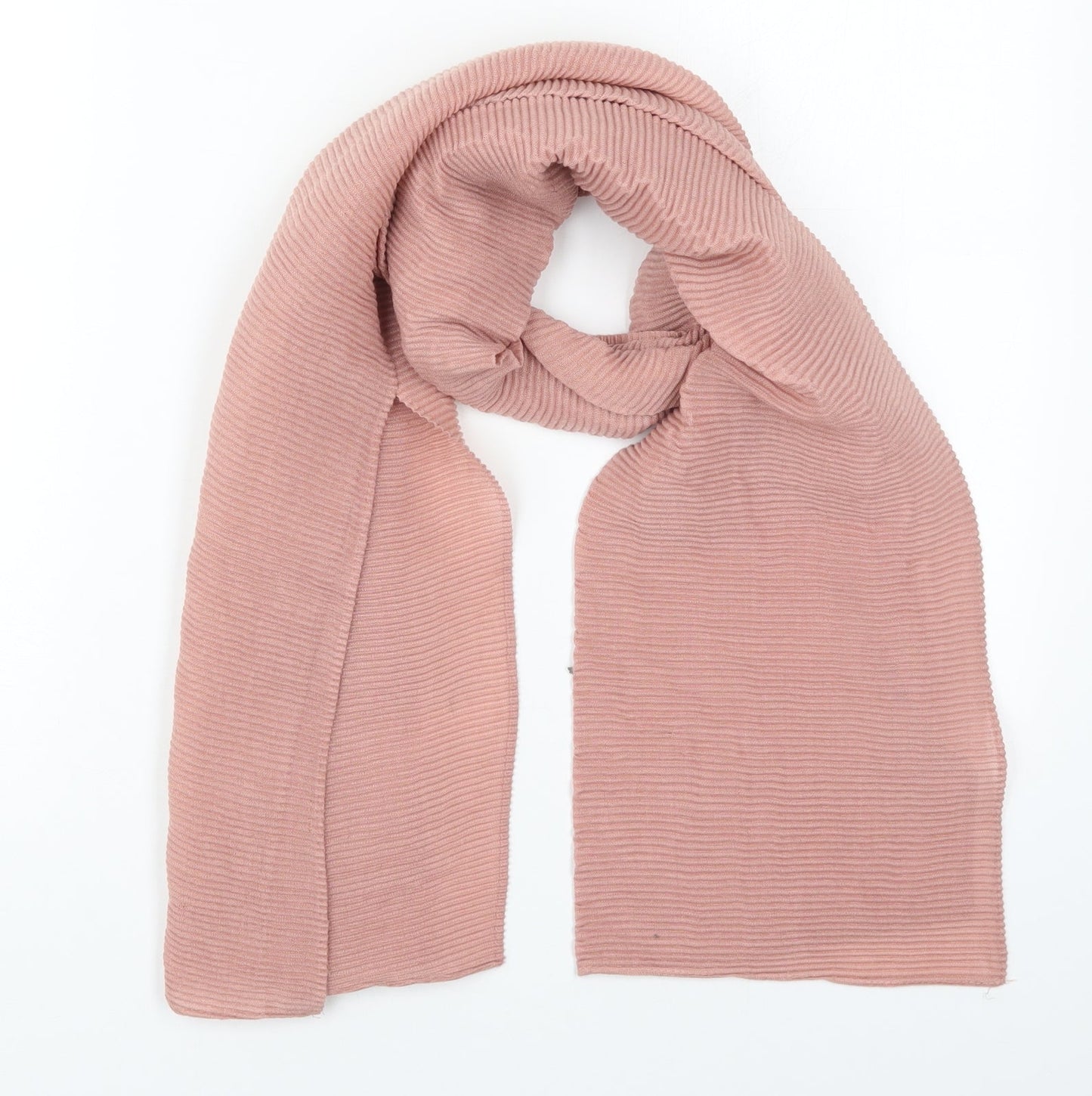 Preworn Womens Pink Viscose Scarf