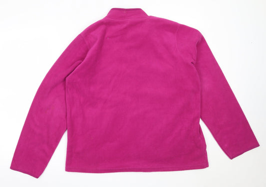 Favourites Womens Purple Jacket Size 16 Zip