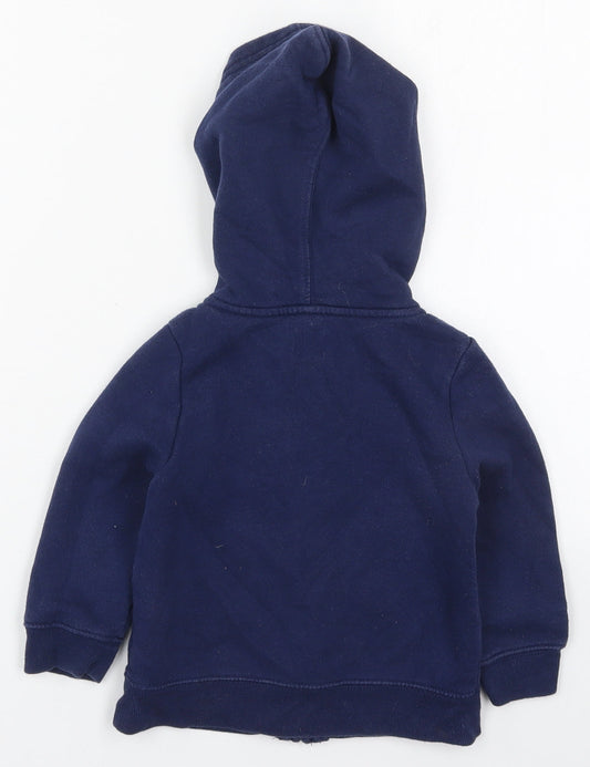 Gap Girls Blue Jacket Size 18-24 Months Zip