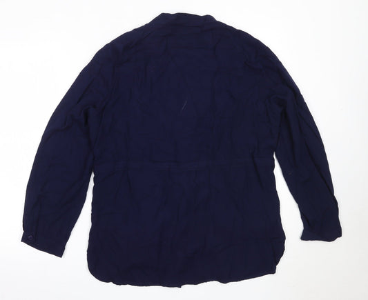 Together Womens Blue Jacket Size 12 Zip