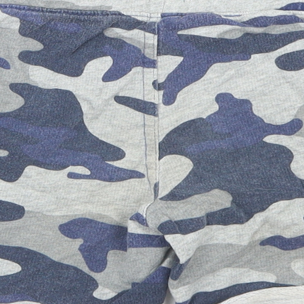 Gap Boys Grey Camouflage Cotton Sweat Shorts Size 3 Years Regular