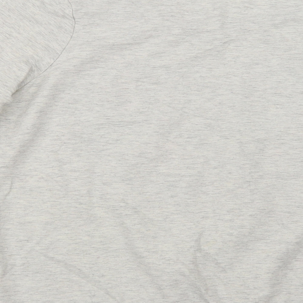 George Womens Grey Cotton Pullover Sweatshirt Size 10