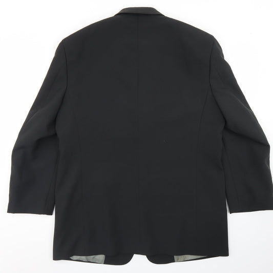 UrbanSpirit Mens Black Polyester Jacket Blazer Size 42