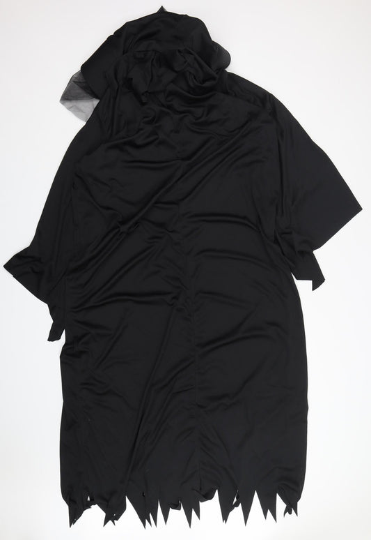 Amscan Womens Black Polyester A-Line One Size Round Neck - Grim Reaper Costume