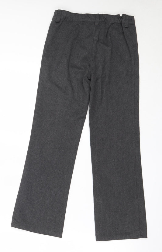 NEXT Girls Grey Polyester Dress Pants Trousers Size 9 Months Regular - school