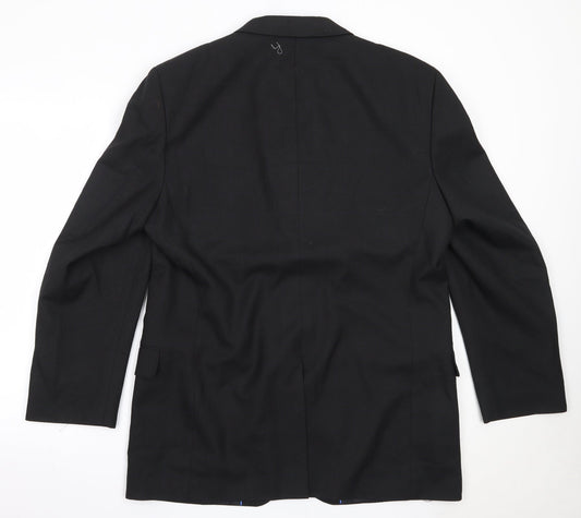Wilson Mens Black Polyester Jacket Blazer Size L